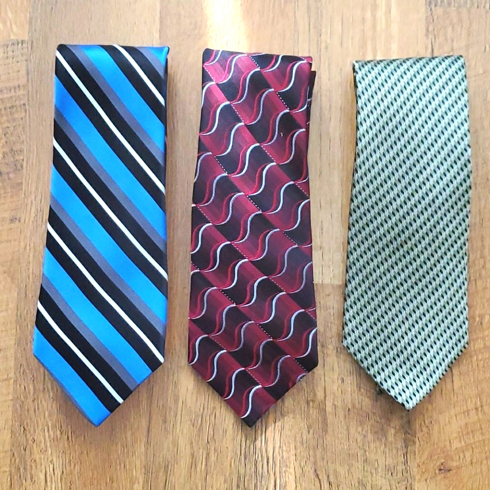 George mens silk ties (lot of‎ 3)